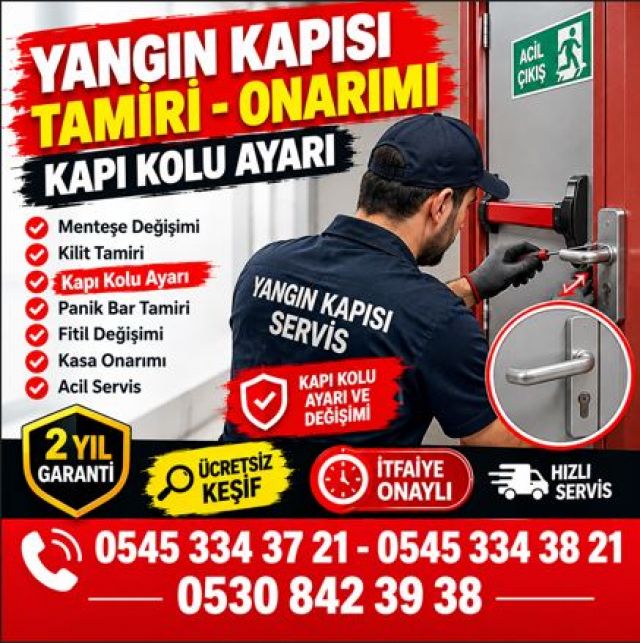 Dudullu Yangın Kapısı Tamiri | Sanayi ve İşletmelere Teknik Bakım