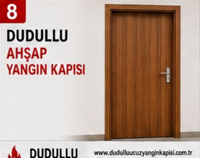 Dudullu Ahşap Yangın Kapısı